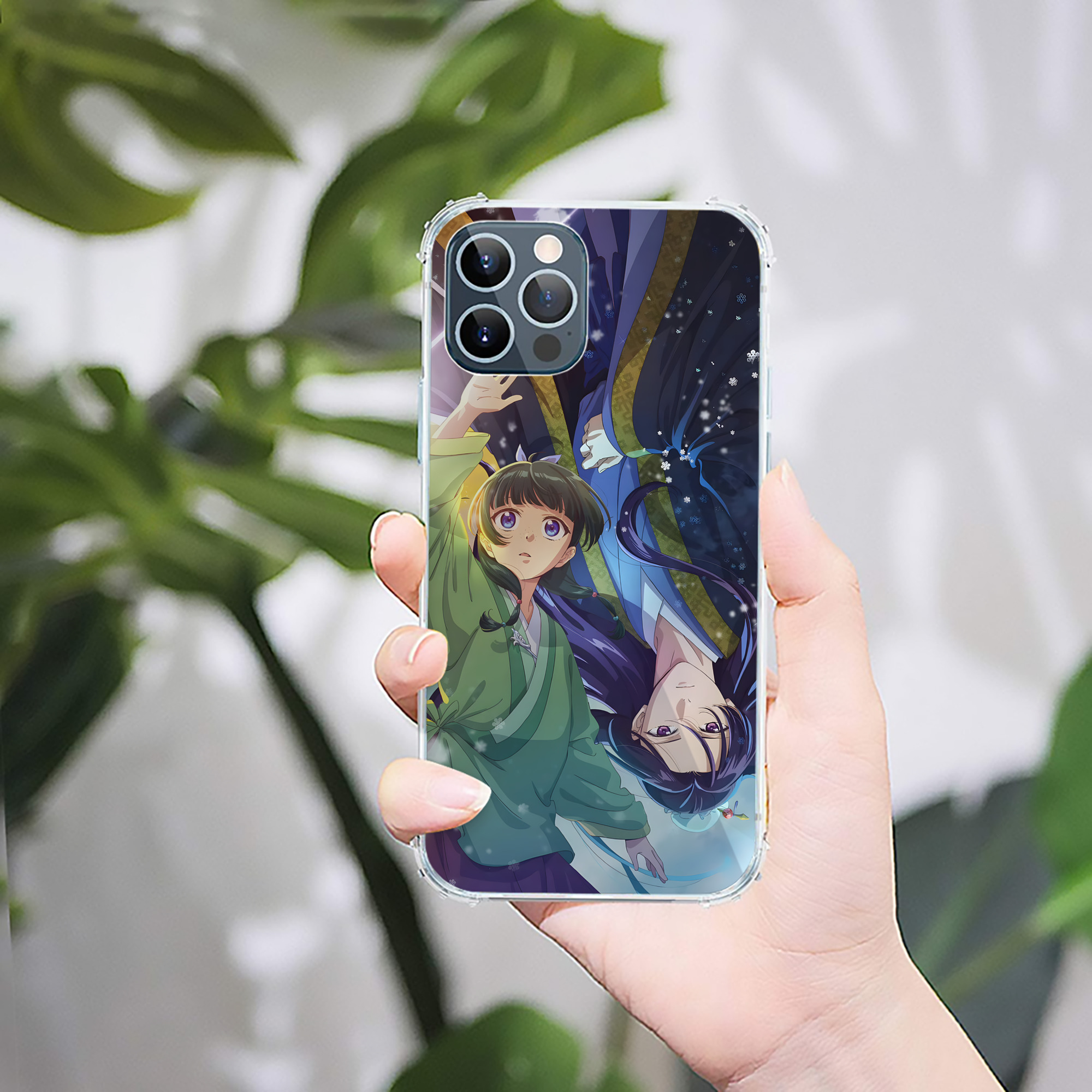 （画像用） 薬屋のひとりごと The Apothecary Diaries 【iPhone 12シリーズ対応】透明スマホケース（クリアソフトケース）